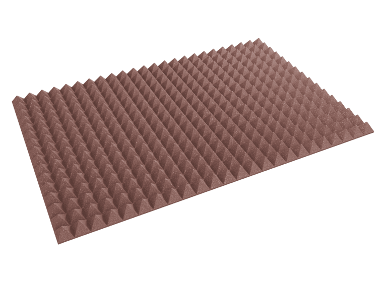 3 Inch Acoustic Foam Pyramid Style Panels - 13 Color Options SoundAssured