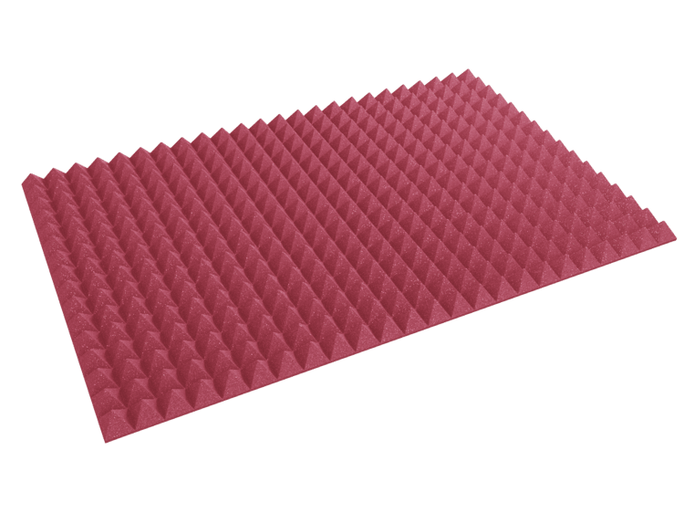 3 Inch Acoustic Foam Pyramid Style Panels - 13 Color Options SoundAssured