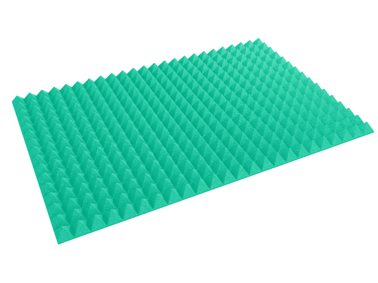 3 Inch Acoustic Foam Pyramid Style Panels - 13 Color Options SoundAssured