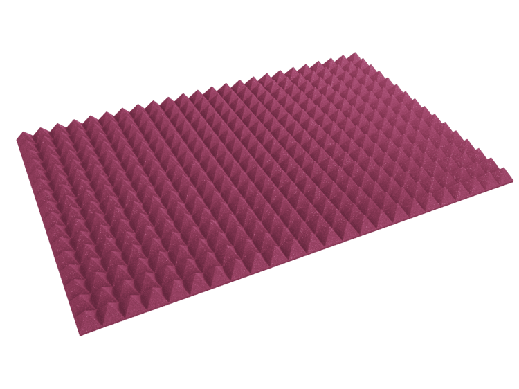 3 Inch Acoustic Foam Pyramid Style Panels - 13 Color Options SoundAssured