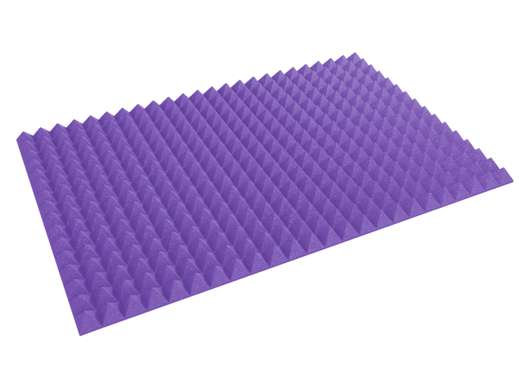 3 Inch Acoustic Foam Pyramid Style Panels - 13 Color Options SoundAssured