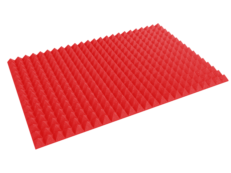 3 Inch Acoustic Foam Pyramid Style Panels - 13 Color Options SoundAssured