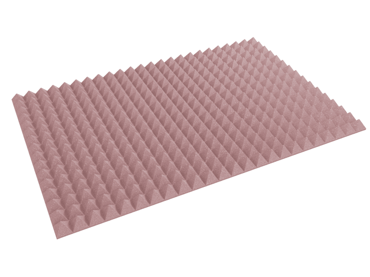3 Inch Acoustic Foam Pyramid Style Panels - 13 Color Options SoundAssured