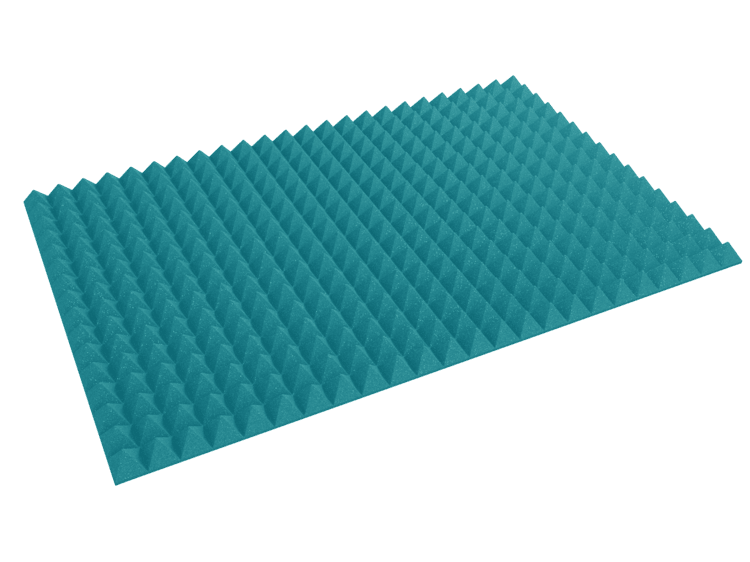 3 Inch Acoustic Foam Pyramid Style Panels - 13 Color Options SoundAssured