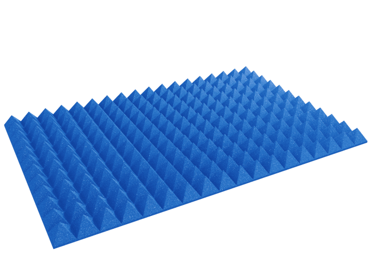 4 Inch Acoustic Foam Pyramid Style Panels - 13 Color Options SoundAssured