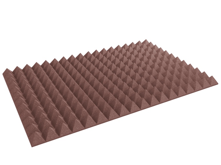 4 Inch Acoustic Foam Pyramid Style Panels - 13 Color Options SoundAssured
