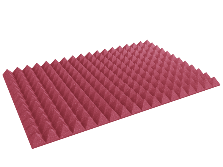 4 Inch Acoustic Foam Pyramid Style Panels - 13 Color Options SoundAssured