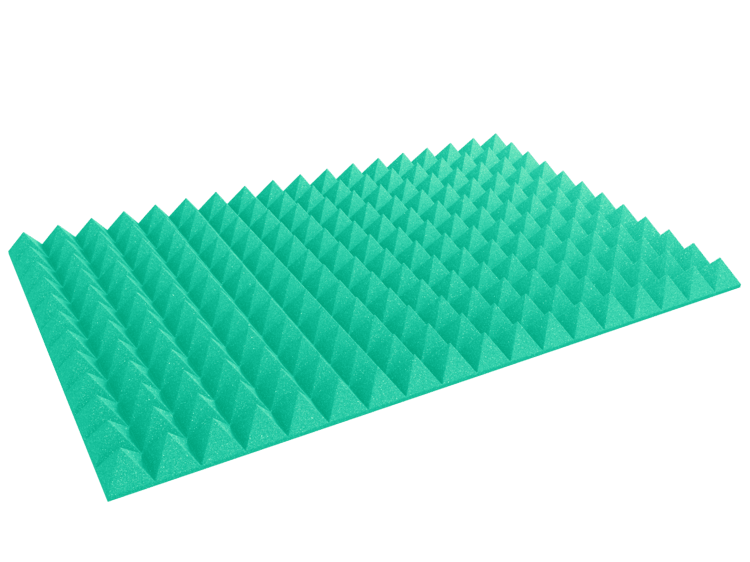 4 Inch Acoustic Foam Pyramid Style Panels - 13 Color Options SoundAssured