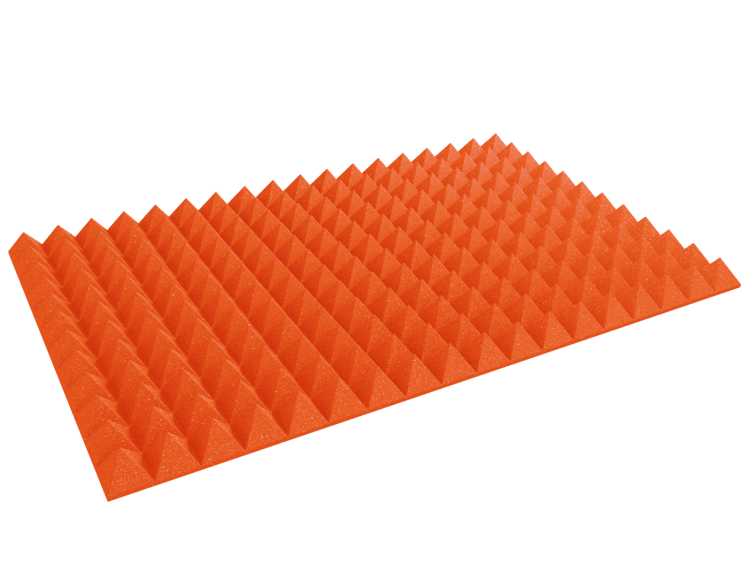 4 Inch Acoustic Foam Pyramid Style Panels - 13 Color Options SoundAssured