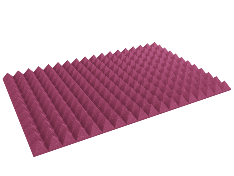4 Inch Acoustic Foam Pyramid Style Panels - 13 Color Options SoundAssured