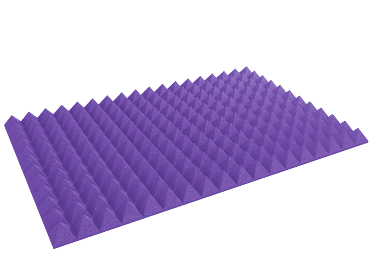 4 Inch Acoustic Foam Pyramid Style Panels - 13 Color Options SoundAssured