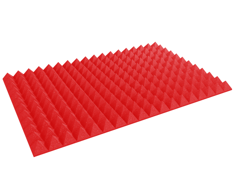 4 Inch Acoustic Foam Pyramid Style Panels - 13 Color Options SoundAssured