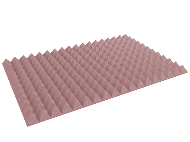 4 Inch Acoustic Foam Pyramid Style Panels - 13 Color Options SoundAssured
