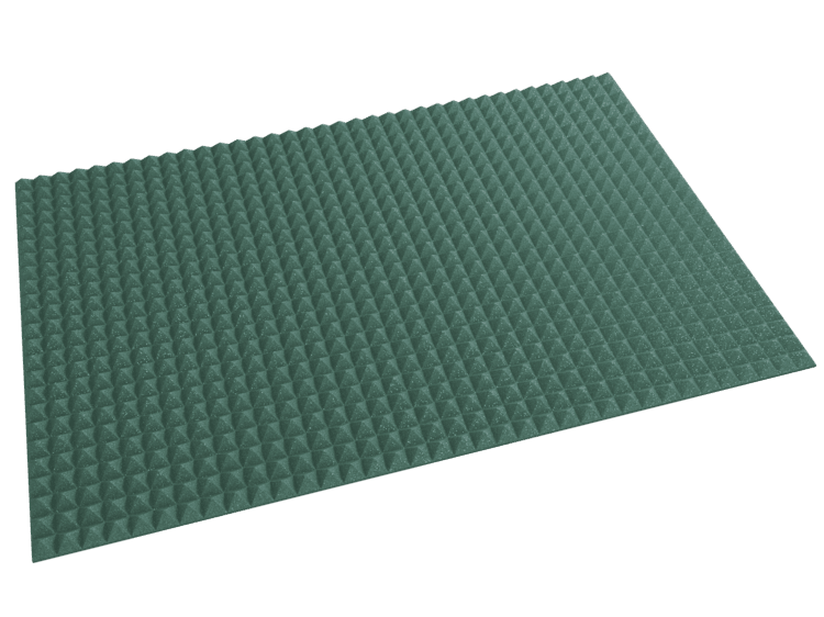 2 Inch Acoustic Foam Pyramid Style Panels - 13 Color Options SoundAssured