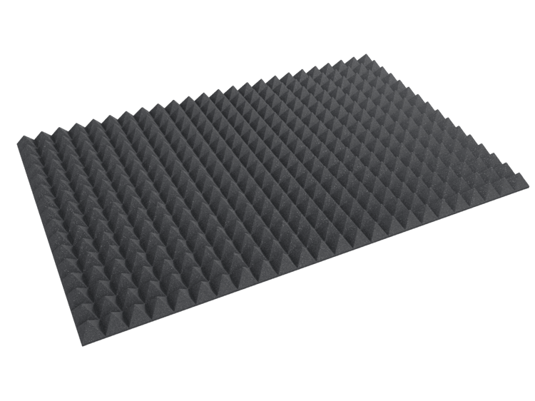 3 Inch Acoustic Foam Pyramid Style Panels - 13 Color Options SoundAssured