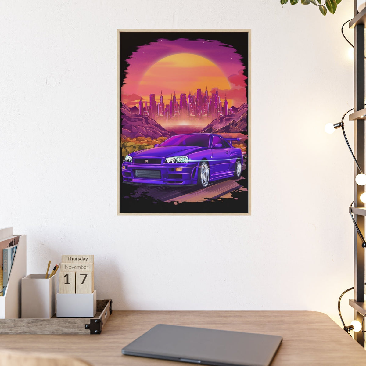 Nissan Skyline GT-R Poster Desksmith