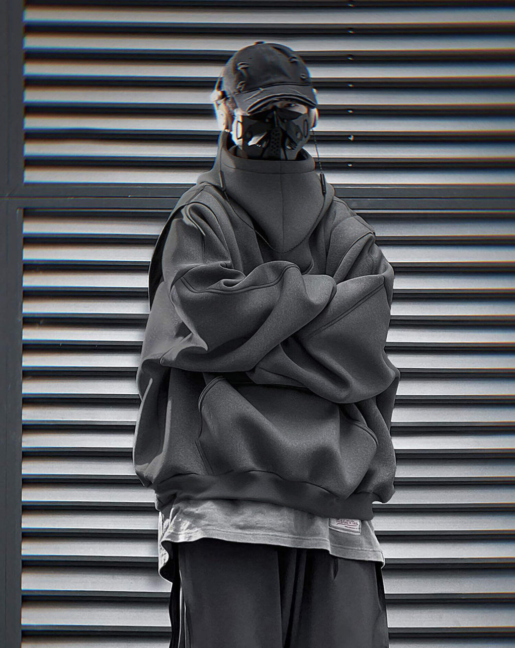 HiH50 Grey Nexus Hoodie Niepce