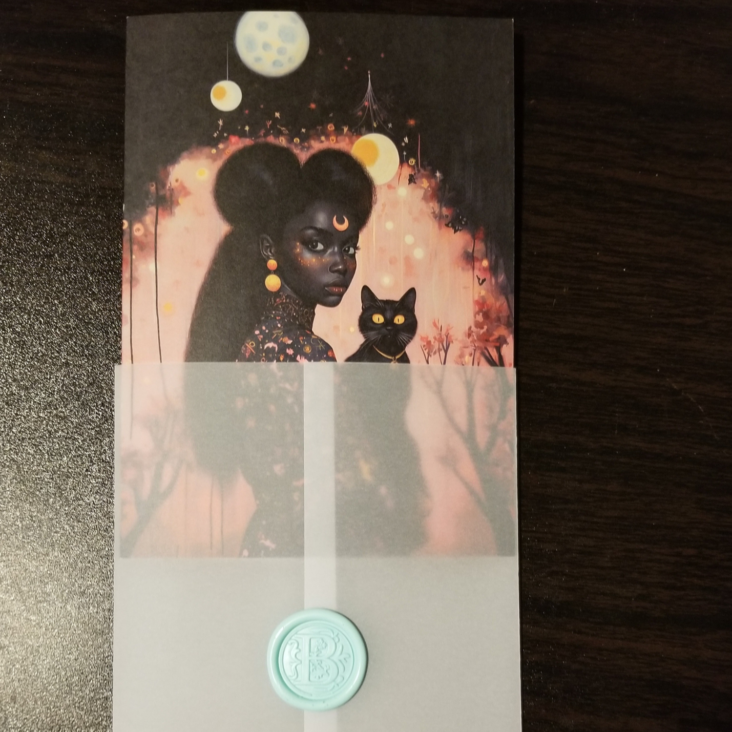 Father’s Day or General Appreciation Card - Dad and Child - Blank Inside Black Magic Social Club