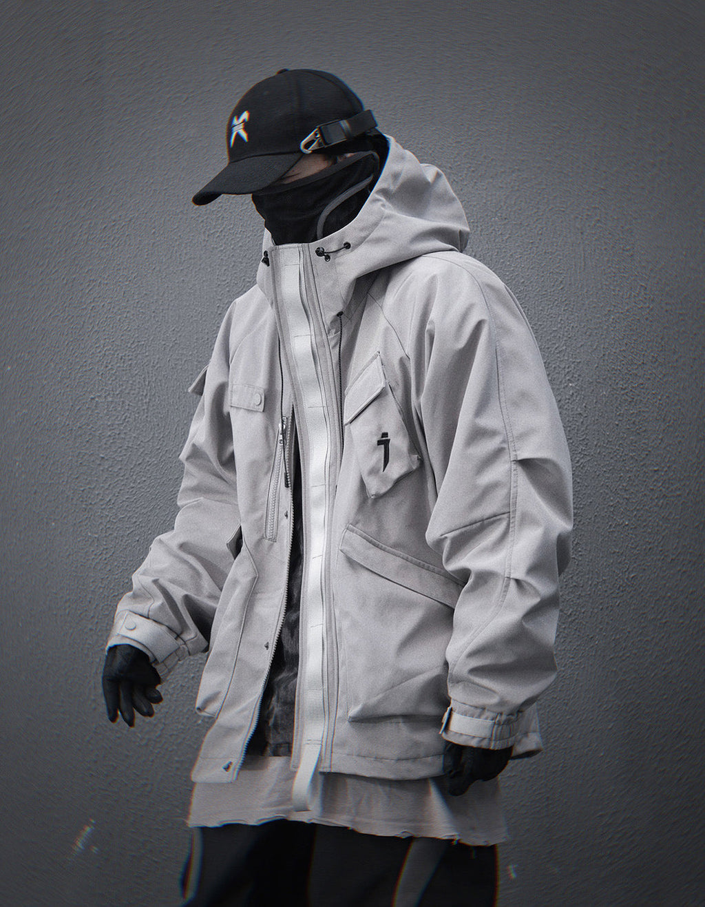 HiJ39 Grey Retaliation Jacket Niepce