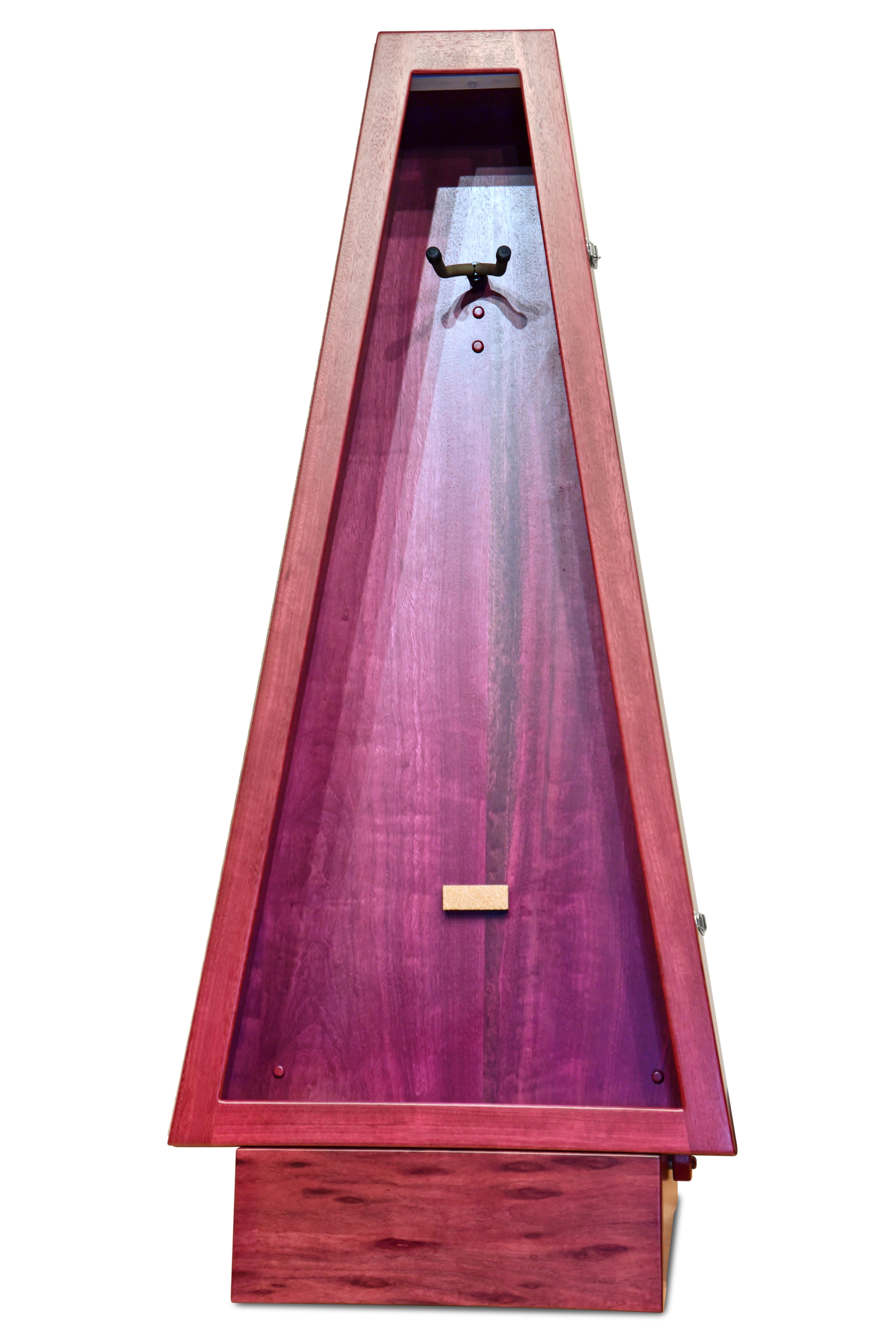 ClimaStand Triangle Humidor with Base - Purplehart Acoustic Remedy Cases