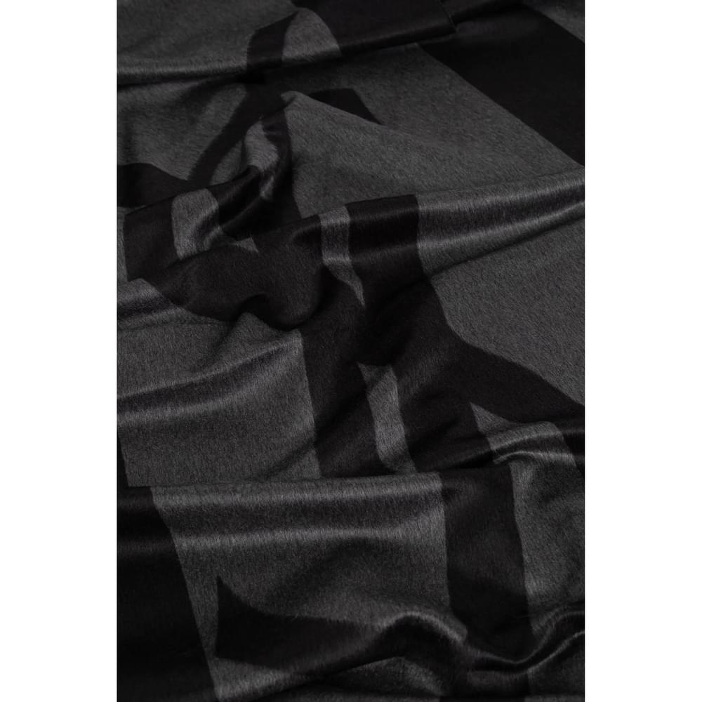 Saint Laurent Black Scarves Men Luosophy