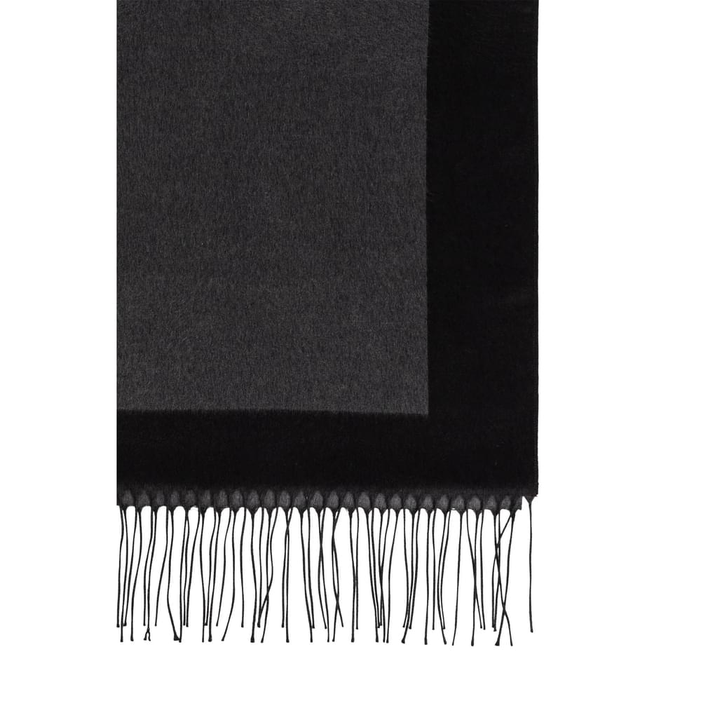 Saint Laurent Black Scarves Men Luosophy