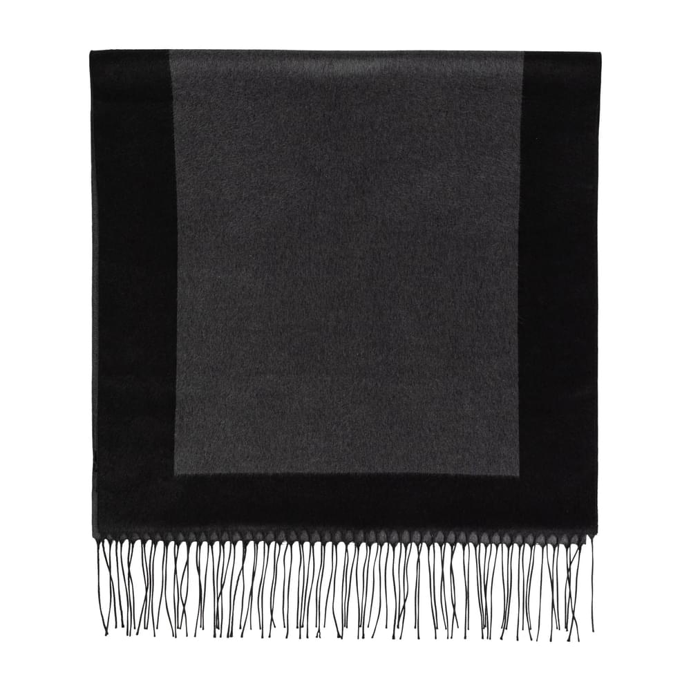Saint Laurent Black Scarves Men Luosophy