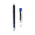 uniball KuruToga Mechanical Pencil, 0.7 mm, HB (#2), Black Lead, Black/Green Barrel 2xSavings