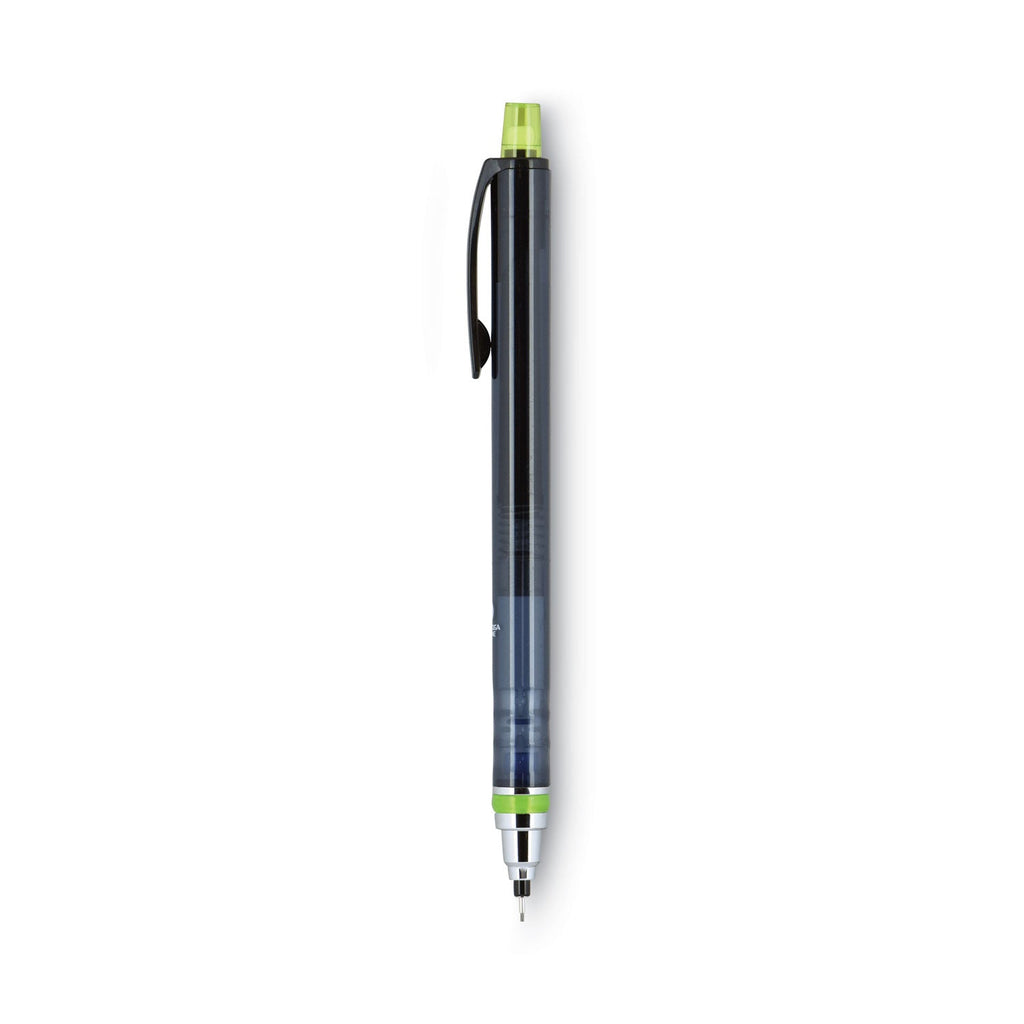 uniball KuruToga Mechanical Pencil, 0.7 mm, HB (#2), Black Lead, Black/Green Barrel 2xSavings