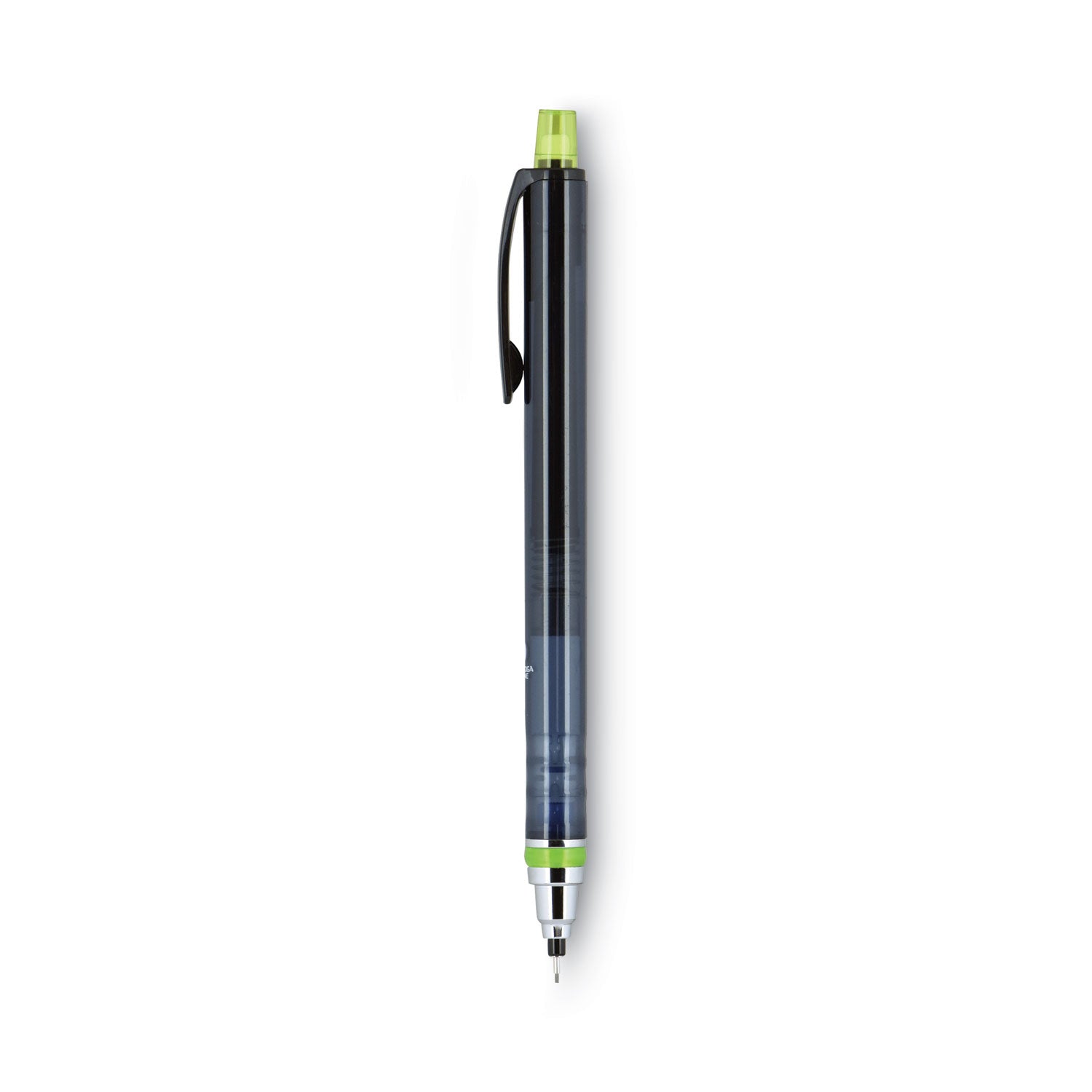 uniball KuruToga Mechanical Pencil, 0.7 mm, HB (#2), Black Lead, Black/Green Barrel 2xSavings