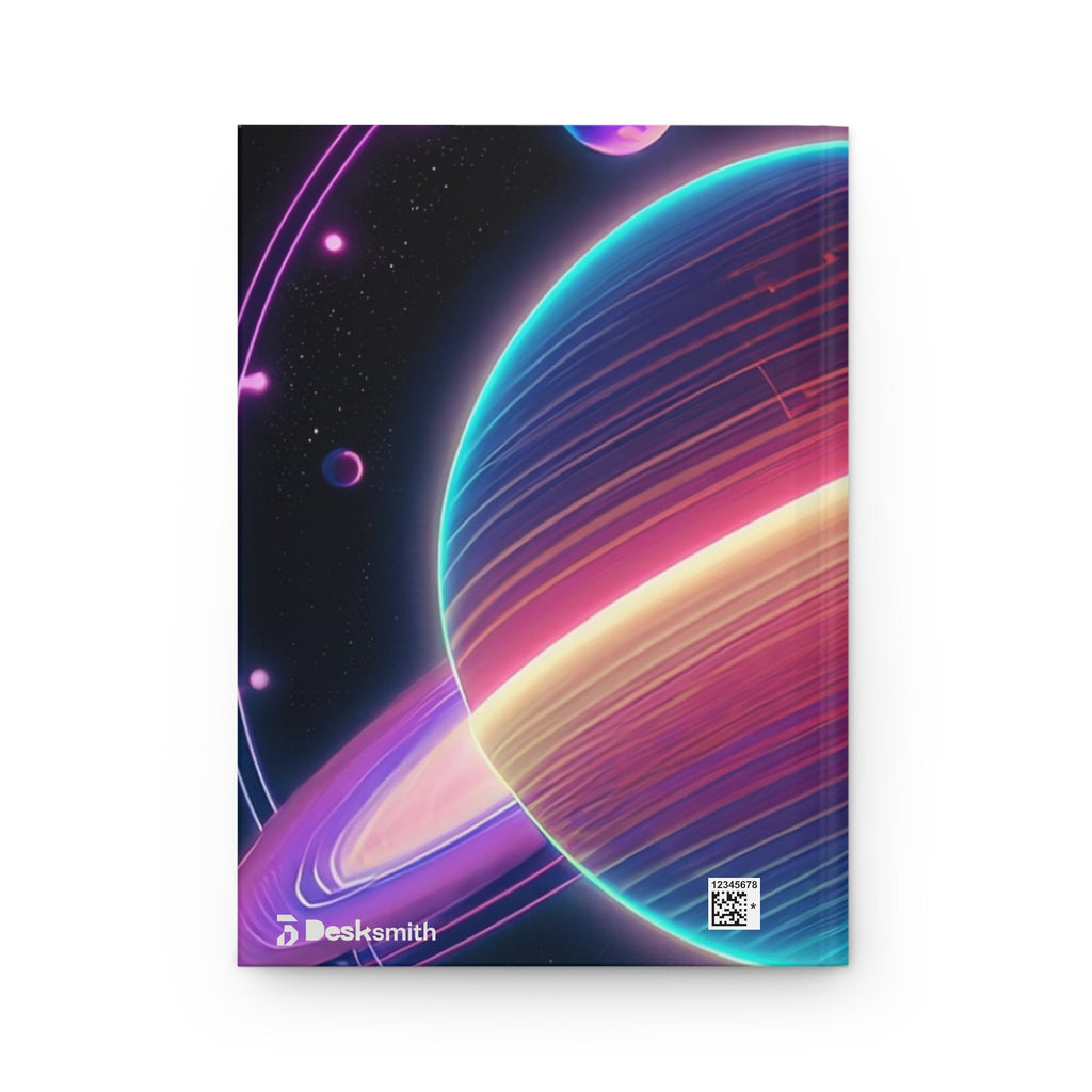 Planetary Solar System Hardcover Journal Matte- Ruled Line Desksmith