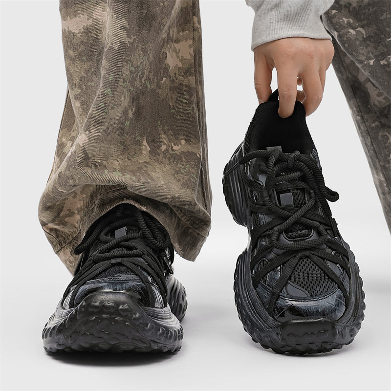 S8888 Black Tire Sneakers Niepce
