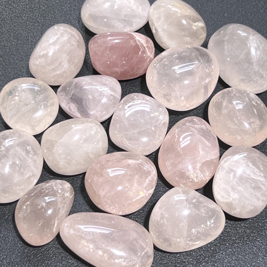 Pink Rose Quartz Crystal Tumbled Stones (By The Piece or Pound) Wholesale Amazing Crystals