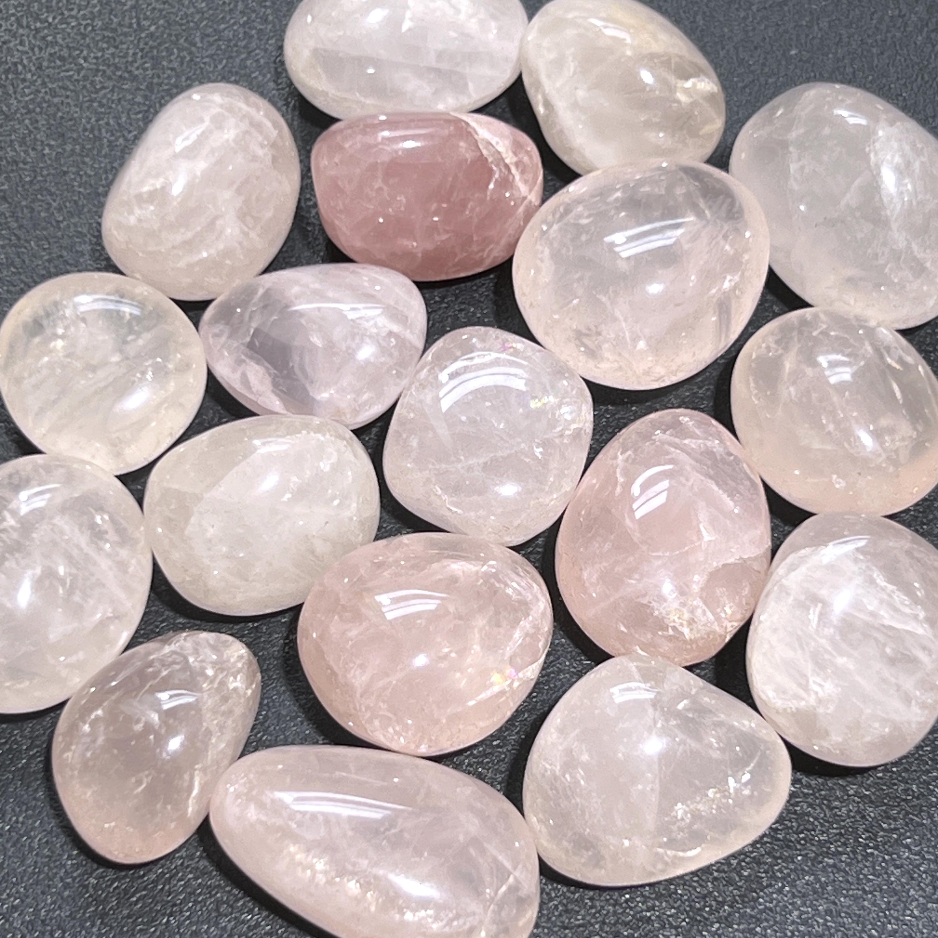 Pink Rose Quartz Crystal Tumbled Stones (By The Piece or Pound) Wholesale Amazing Crystals