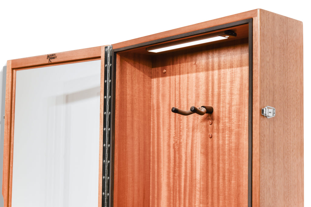 ClimaCase Rectangle Humidor - African Mahogany (Quarter Sawn) Acoustic Remedy Cases