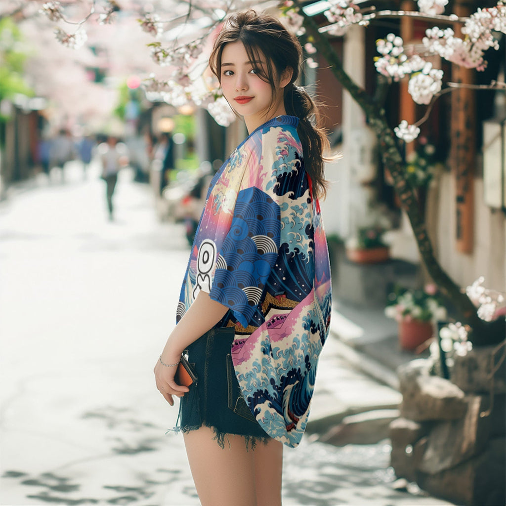 K24 Blue Waves Kimono Niepce