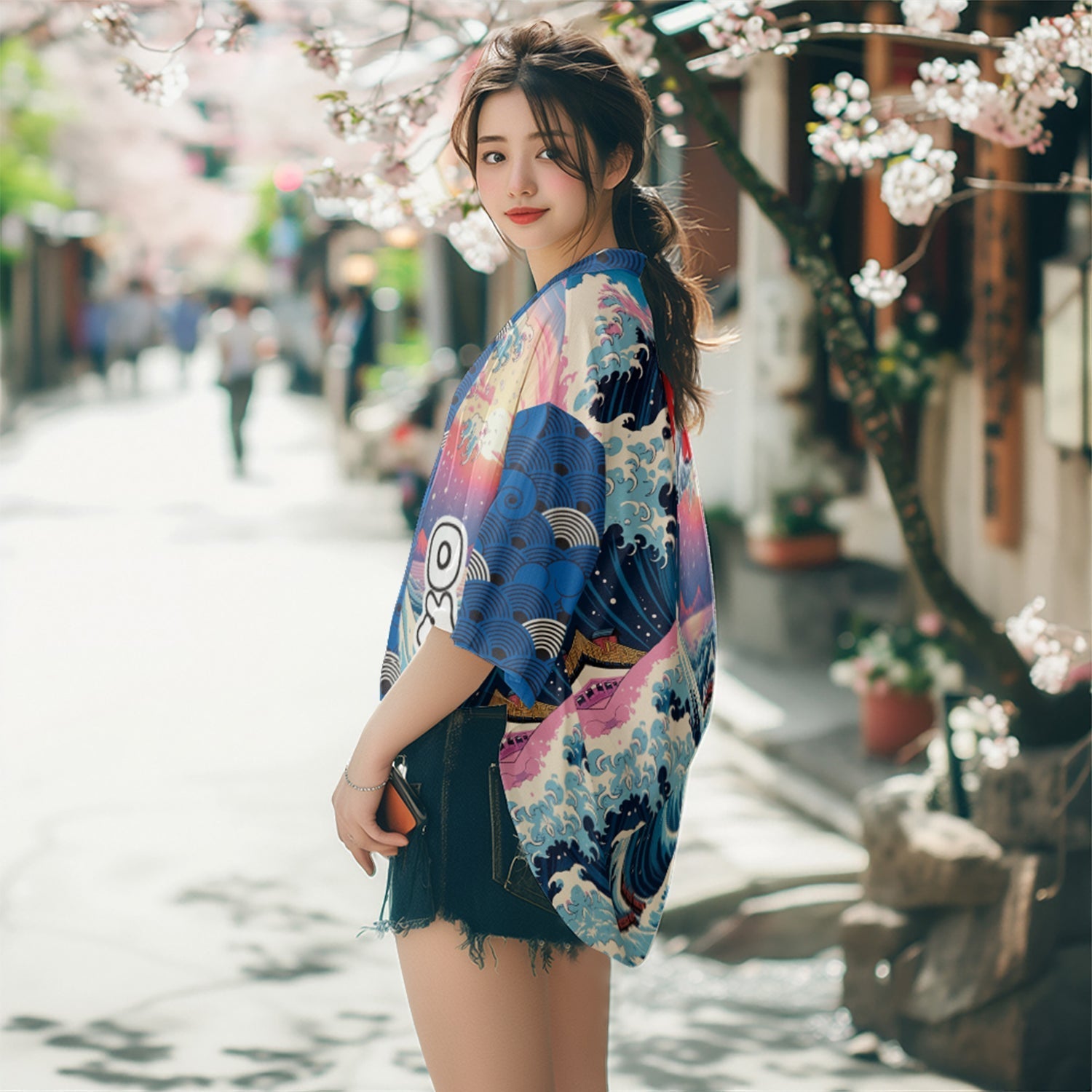 K24 Blue Waves Kimono Niepce