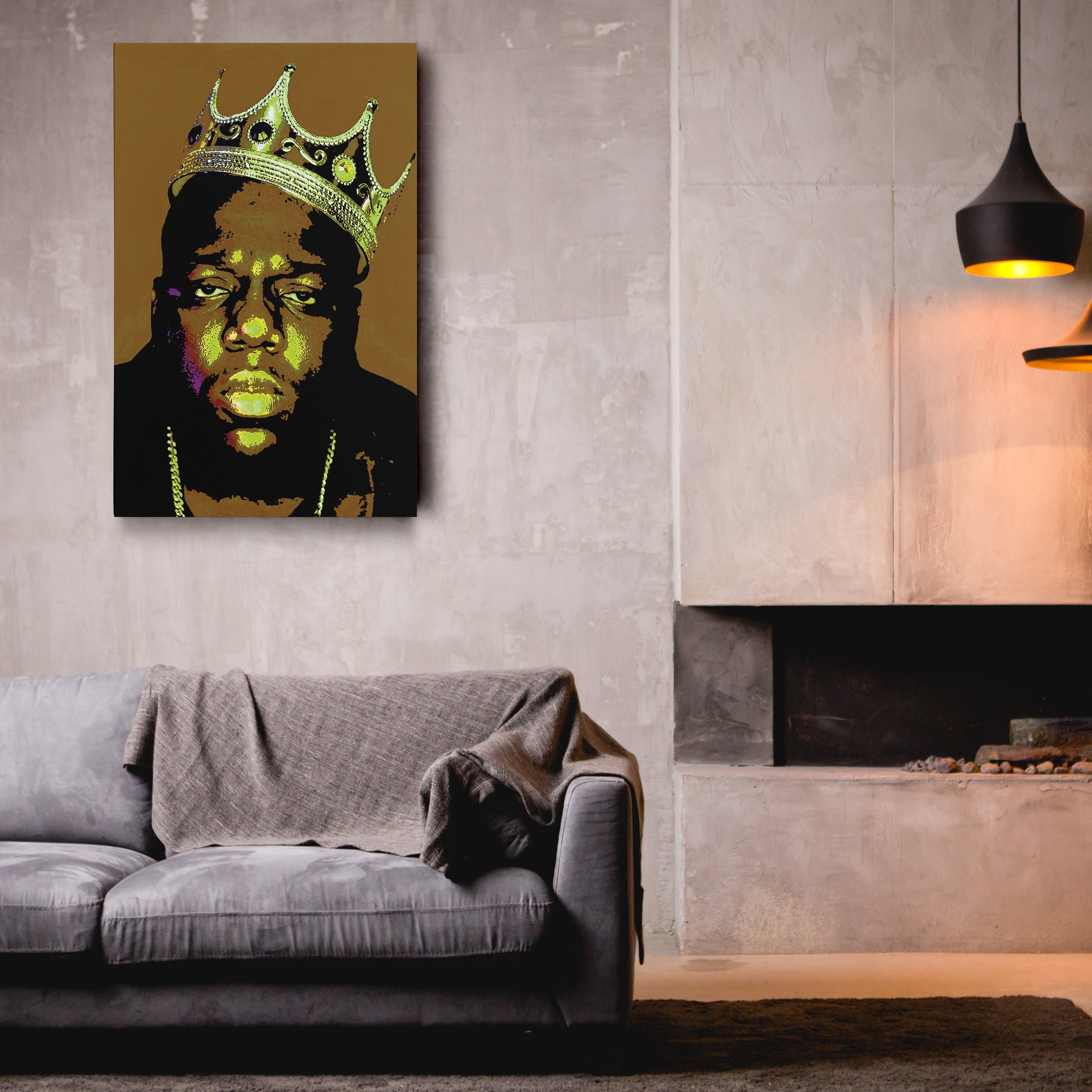 Notorious B.I.G Canvas – Rap Icon Wall Art for Home Decor CanvasBlackArt