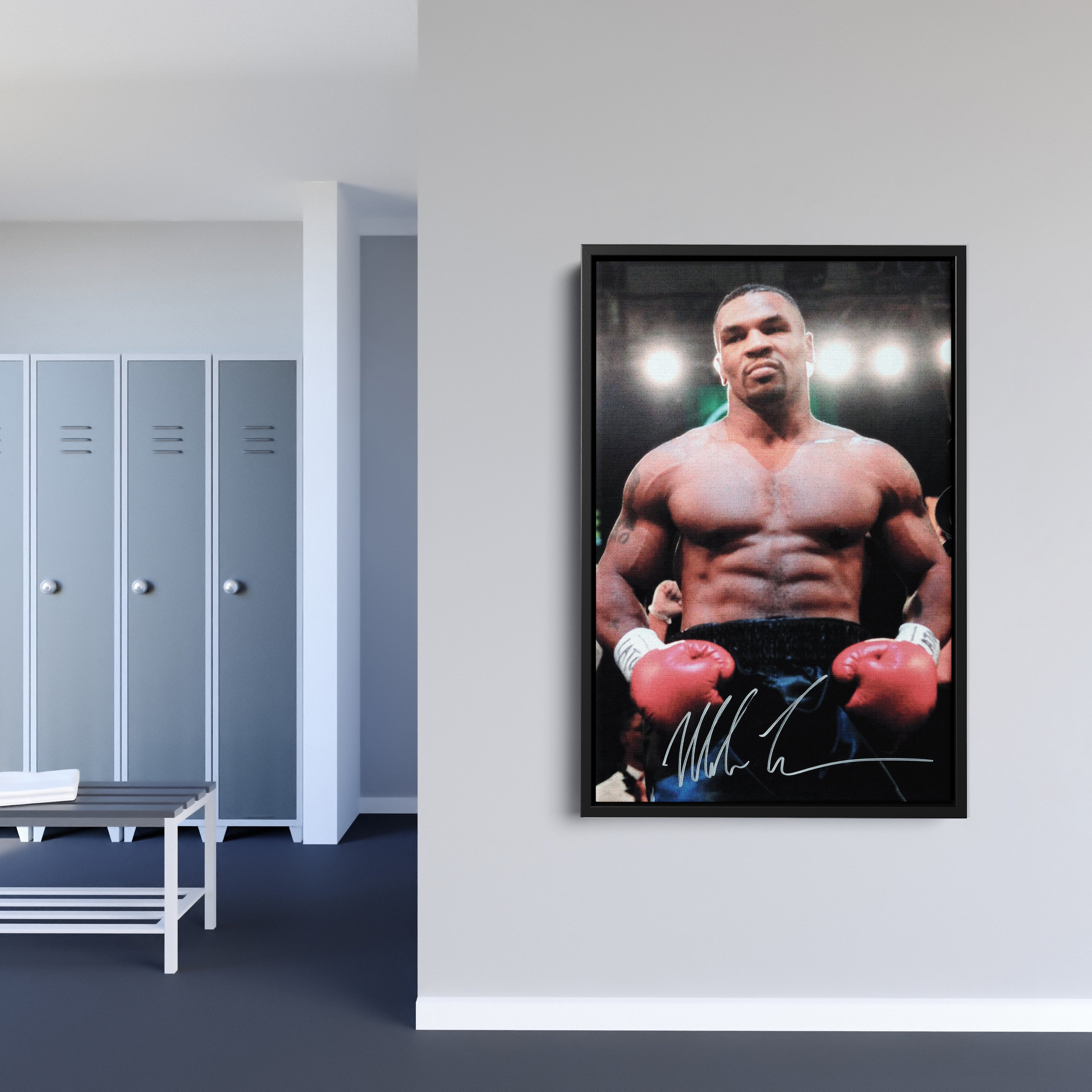 Mike Tyson Autograph Canvas – Boxing Wall Art Decor CanvasBlackArt