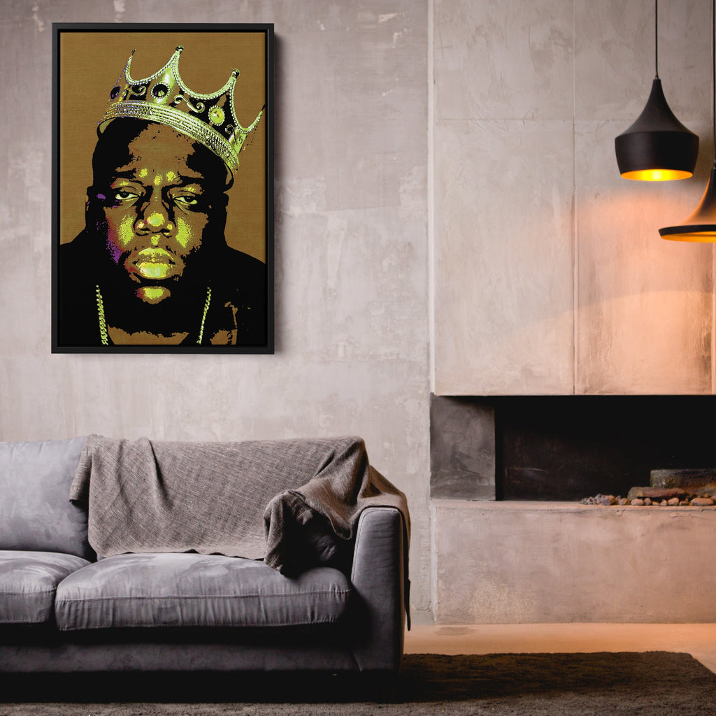 Notorious B.I.G Canvas – Rap Icon Wall Art for Home Decor CanvasBlackArt