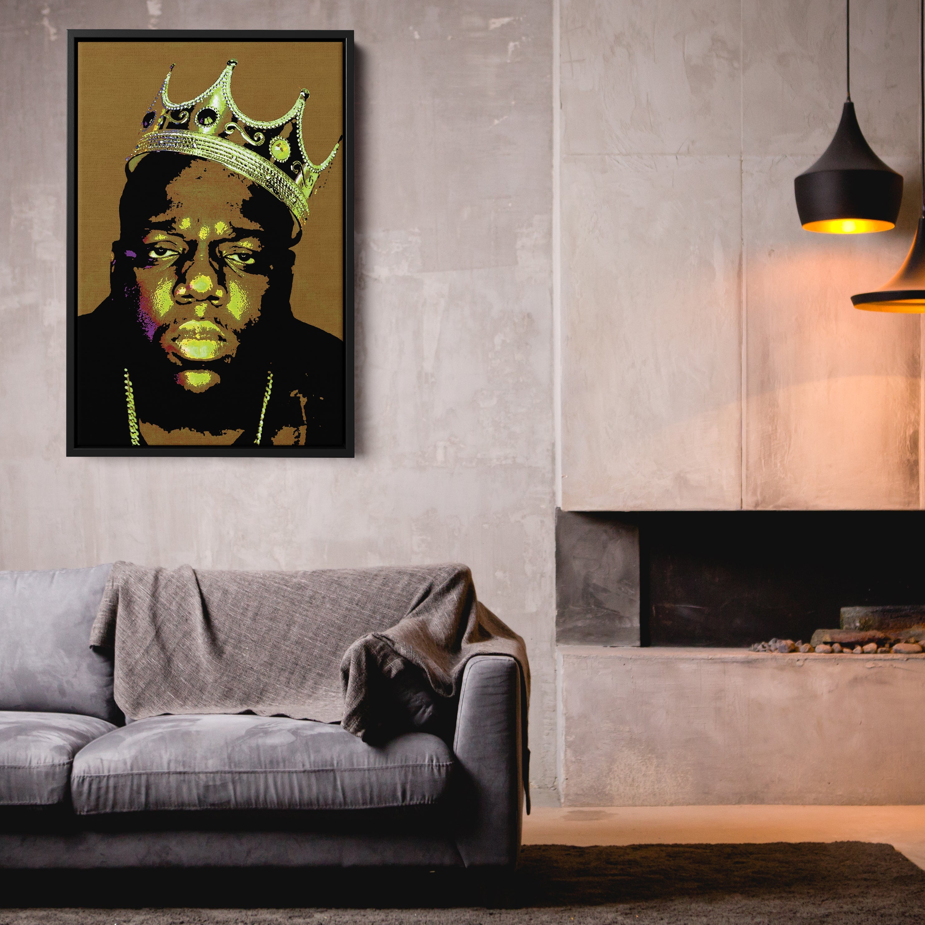 Notorious B.I.G Canvas – Rap Icon Wall Art for Home Decor CanvasBlackArt