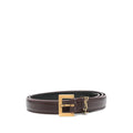 Saint Laurent Brown Belts Women Luosophy