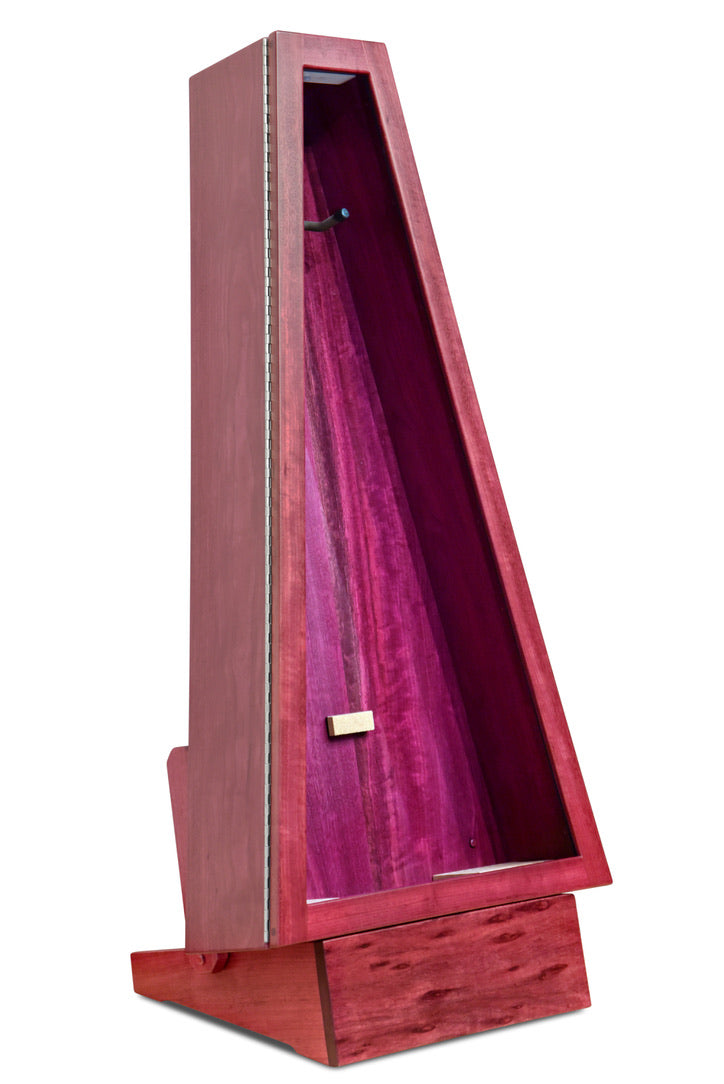 ClimaStand Triangle Humidor with Base - Purplehart Acoustic Remedy Cases