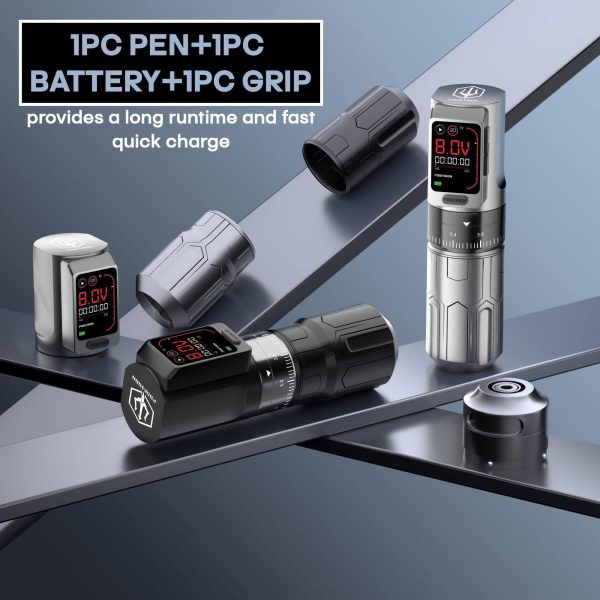 POSEIDON-S-LUXE DUAL POWER TATTOO PEN SET – WIRELESS FREEDOM MEETS WIRED PRECISION INKSOULSUPPLY.COM
