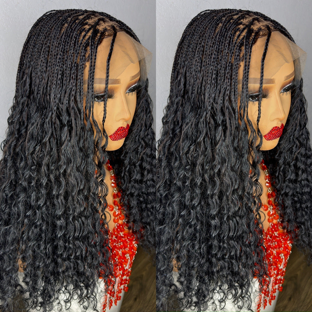 Black bohemian curl wig HOL stores