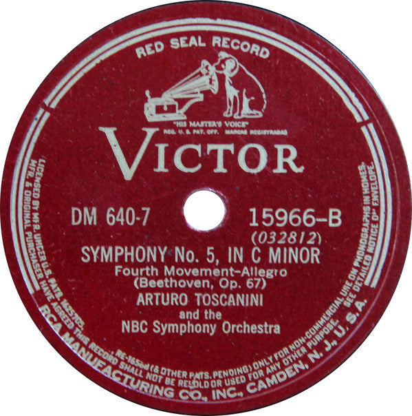 Ludwig Van Beethoven - Fifth Symphony | Very Good (VG) Very Good Plus (VG+) Love Vinyl Records