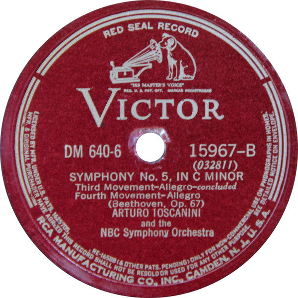 Ludwig Van Beethoven - Fifth Symphony | Very Good (VG) Very Good Plus (VG+) Love Vinyl Records