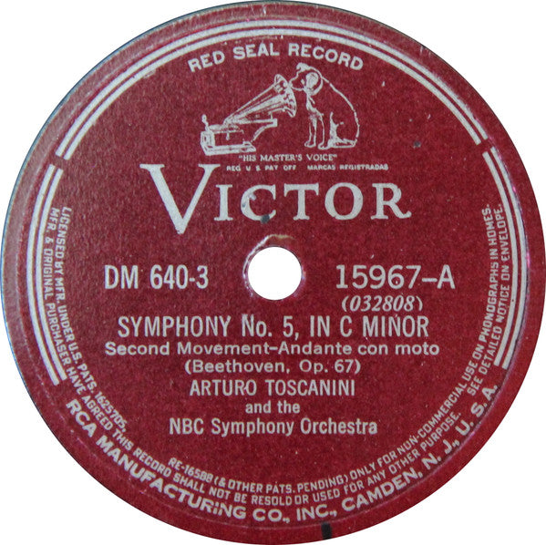 Ludwig Van Beethoven - Fifth Symphony | Very Good (VG) Very Good Plus (VG+) Love Vinyl Records