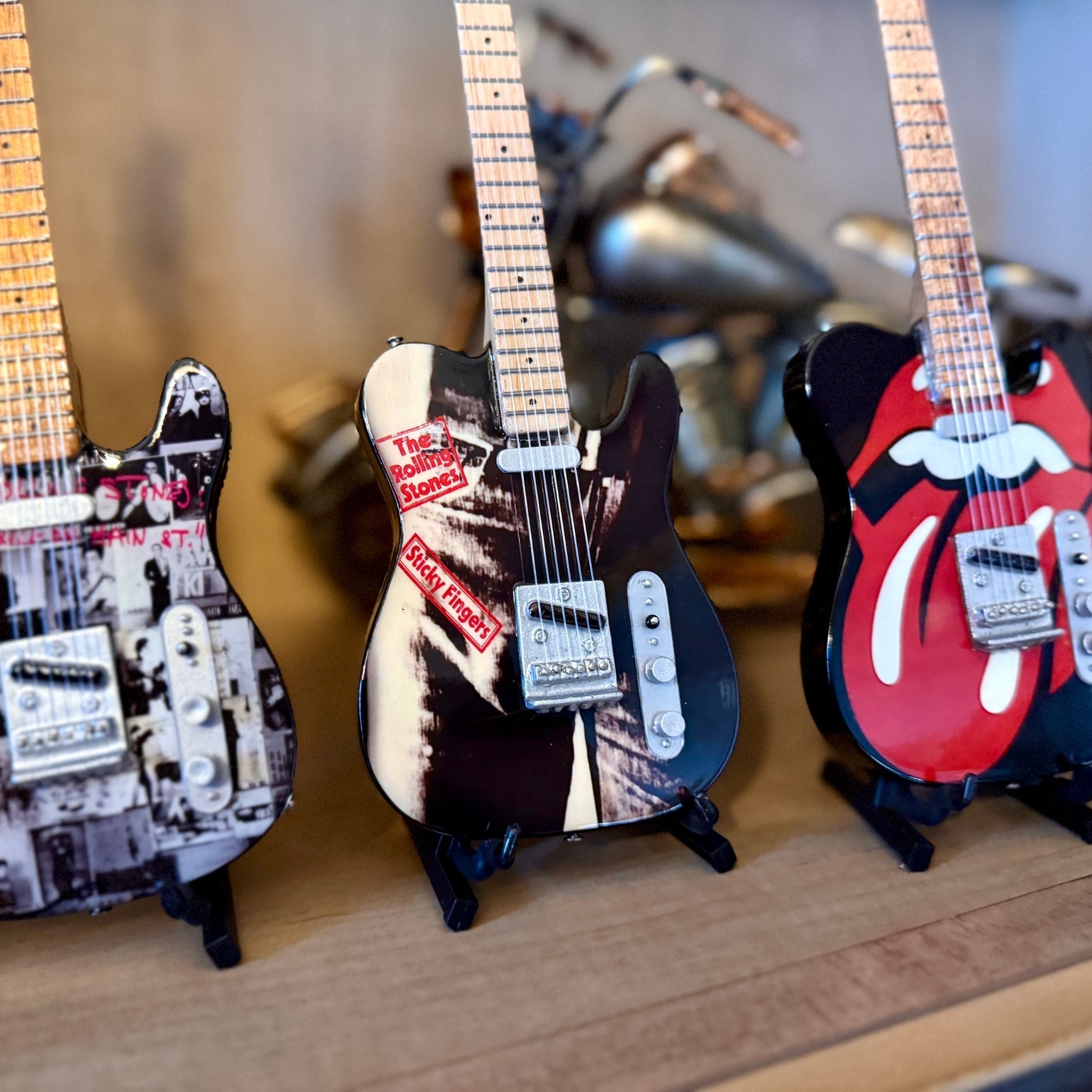 The Rolling Stones "Tongue and Lips" Mini Axe The Mini Axe