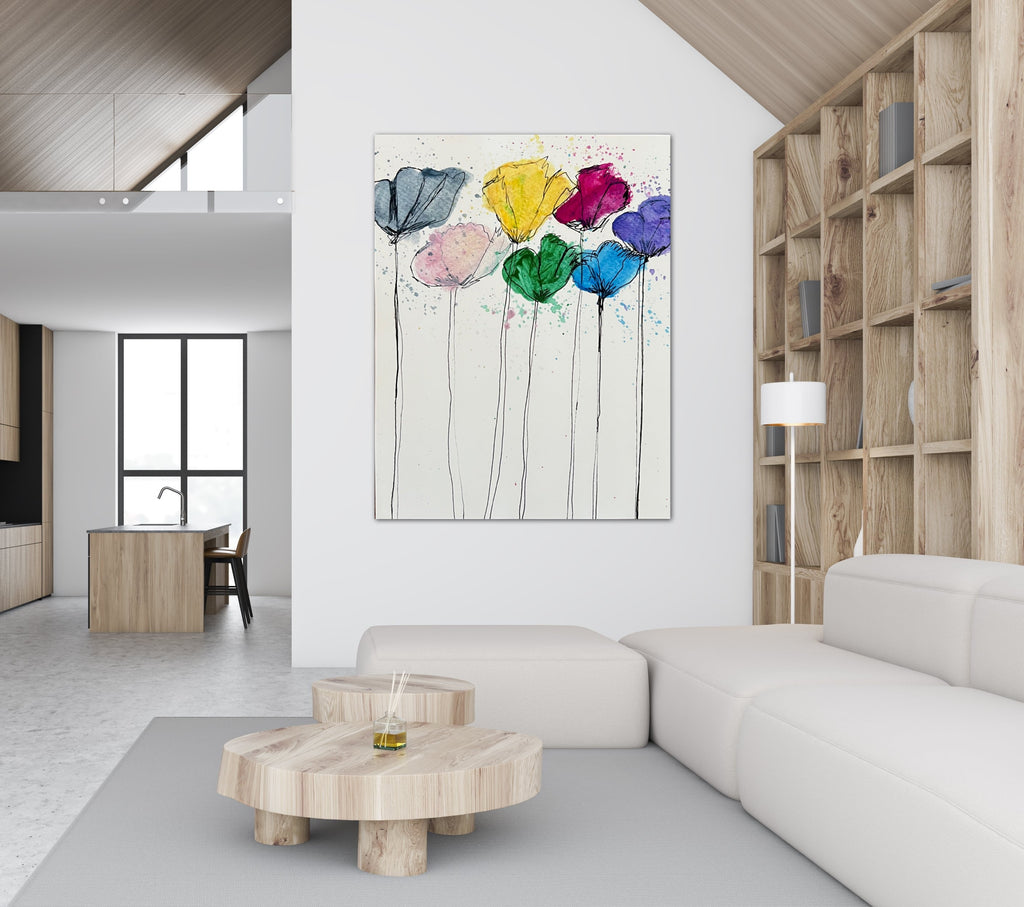 7 flowers - Art Prints Vichy's Art